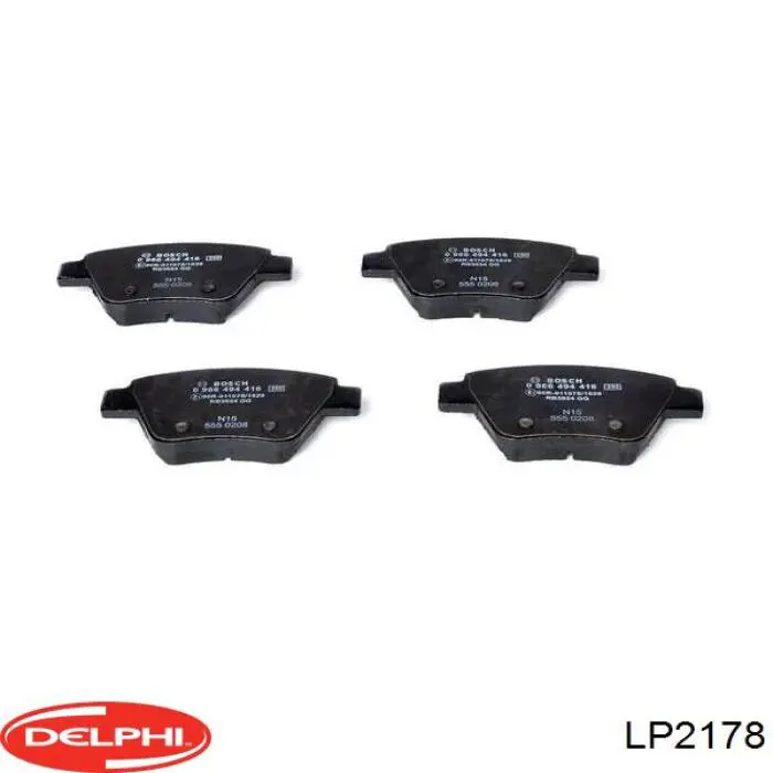 Pastillas de freno traseras Volkswagen Jetta 6 162, 163, AV3, AV2, AY2, AY3