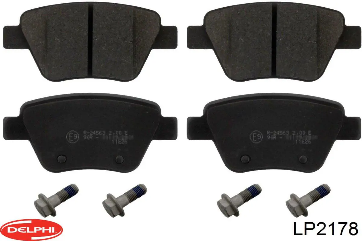 Pastillas de freno traseras Volkswagen Jetta 6 162, 163, AV3, AV2, AY2, AY3