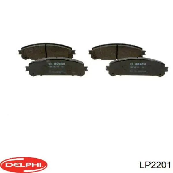 LP2201 Delphi pastillas de freno delanteras