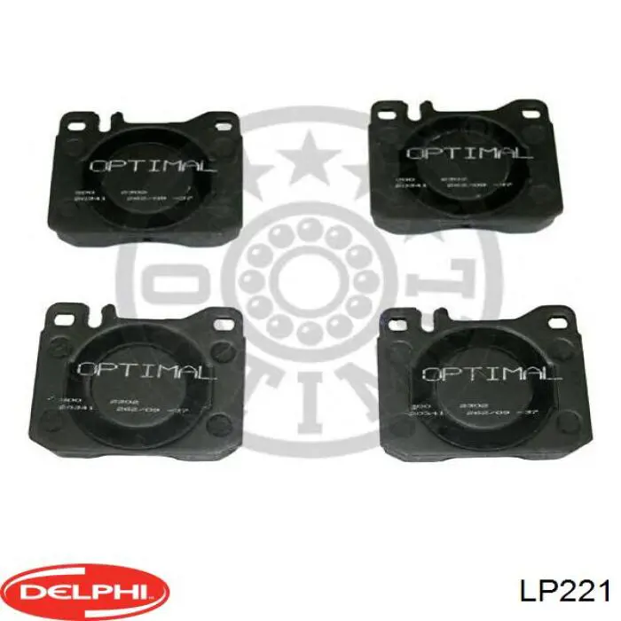 Comprar LP221 Delphi Pastillas delanteras de freno
