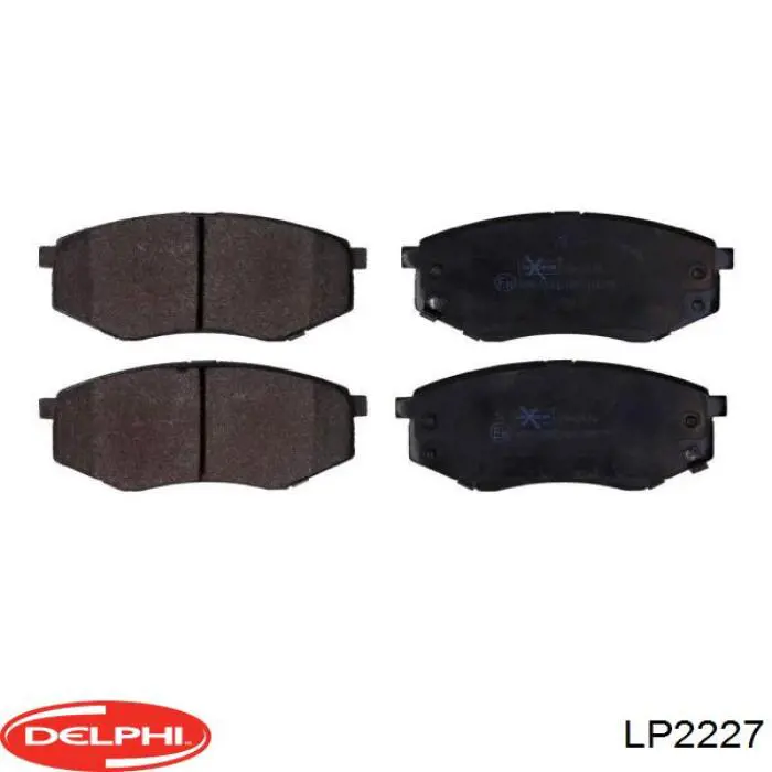 Pastillas freno delanteras Delphi LP2227 precio, desde 31,22 EUR