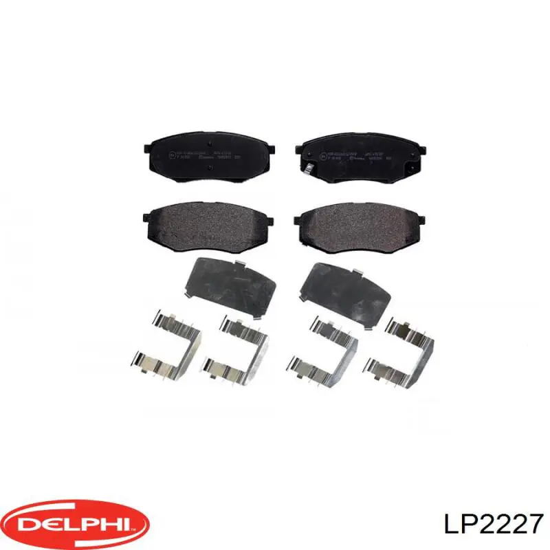 LP2227 Delphi Pastillas delanteras