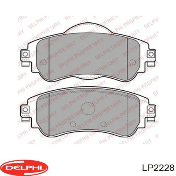 Pastillas freno delanteras Delphi LP2228 precio, desde 30,63 EUR