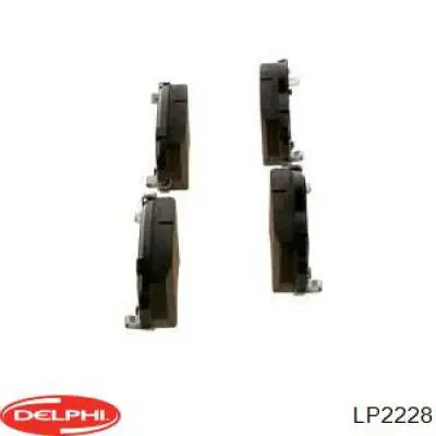 Pastillas de freno LP2228 Delphi
