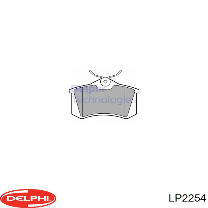 Comprar LP2254 Delphi Pastillas de freno traseras