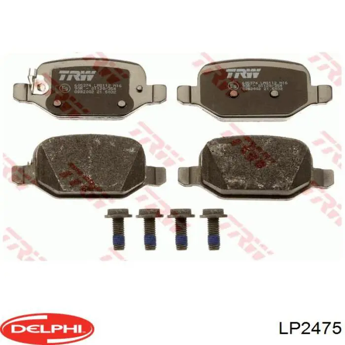 Pastillas traseras de freno Delphi LP2475 precio, desde 21,86 EUR