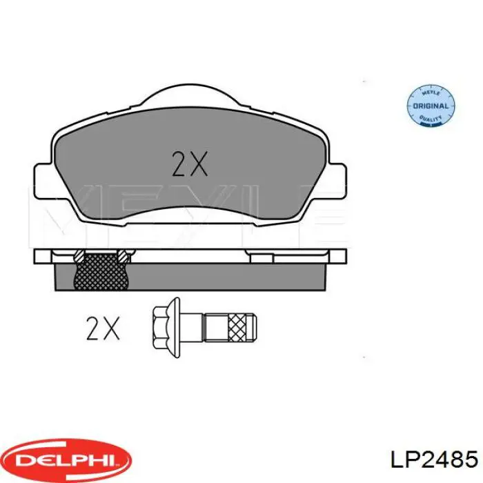 Pastillas de freno delanteras Citroen C4