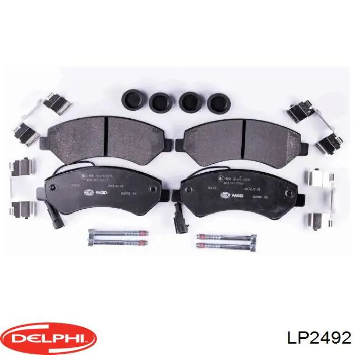 Pastillas freno delanteras Delphi LP2492 precio, desde 43,62 EUR