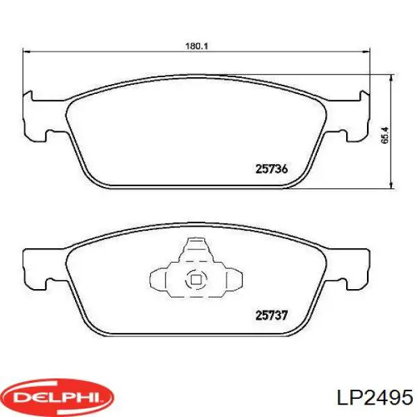 Pastillas de freno delanteras Ford Focus 3 CB8