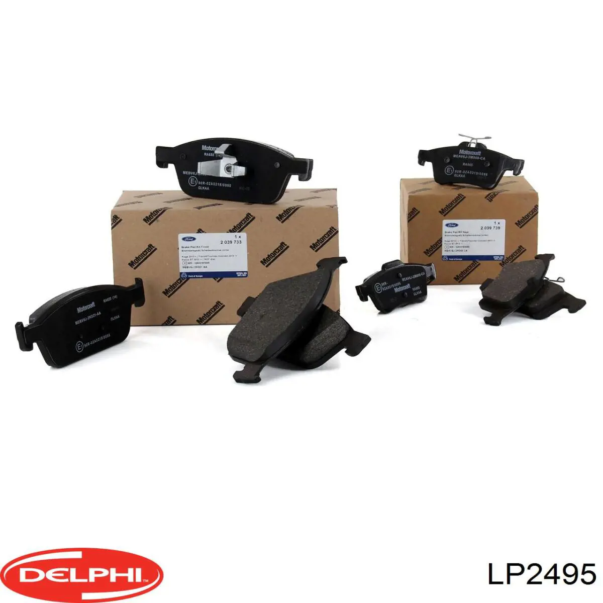 Pastillas de freno delanteras Ford Focus 3 CB8