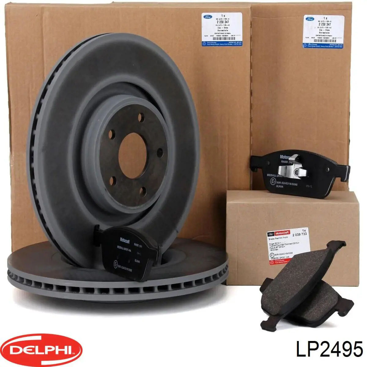 Pastillas de freno delanteras Ford Focus 3 CB8