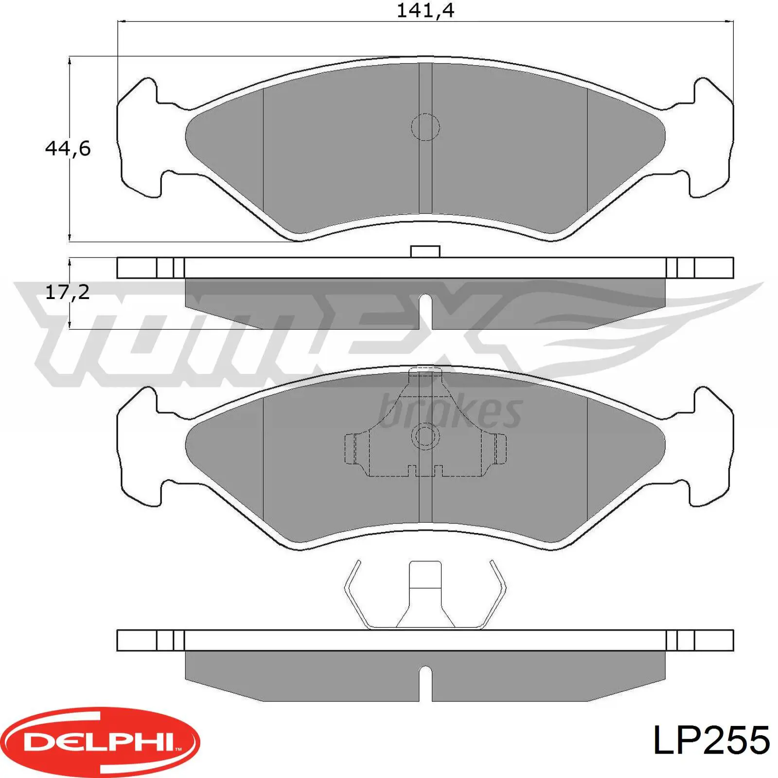 Pastillas de freno delanteras Ford Escort 4 GAF, AWF, ABFT
