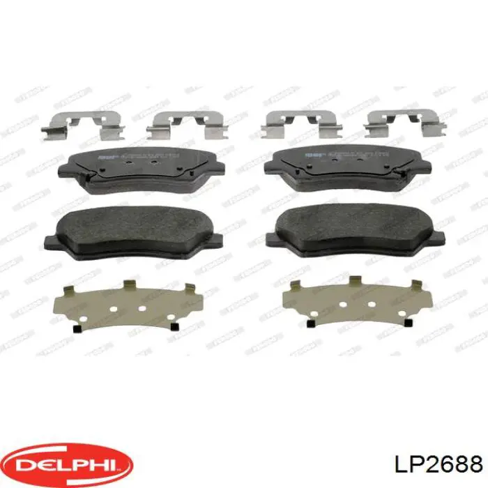 Pastillas freno delanteras Delphi LP2688 precio, desde 28,44 EUR