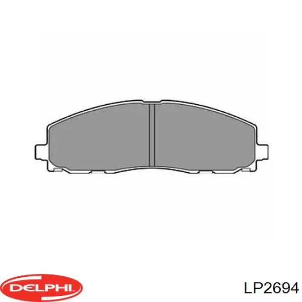 Comprar LP2694 Delphi Pastillas delanteras de freno