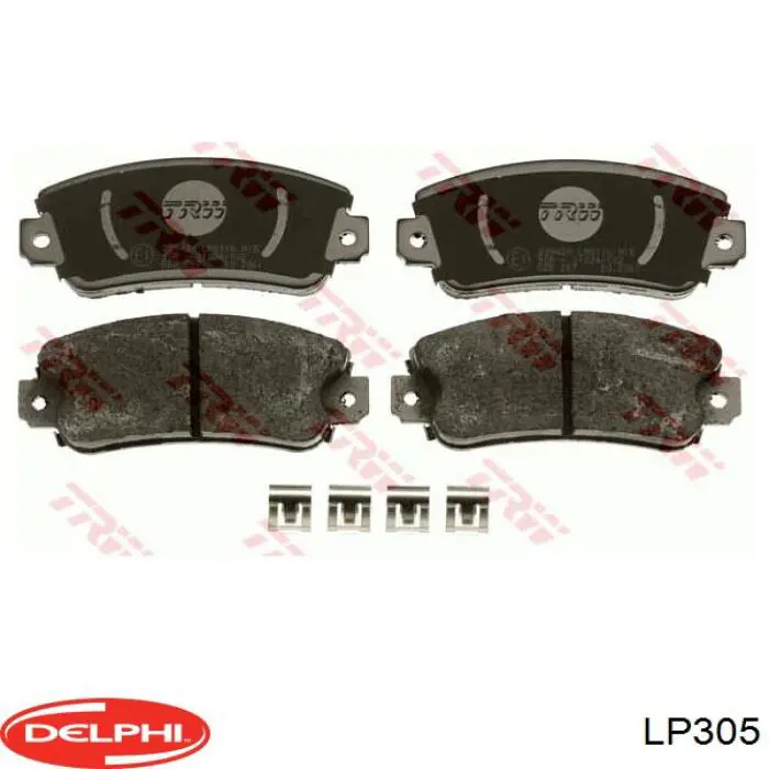 LP305 Delphi Pastillas delanteras