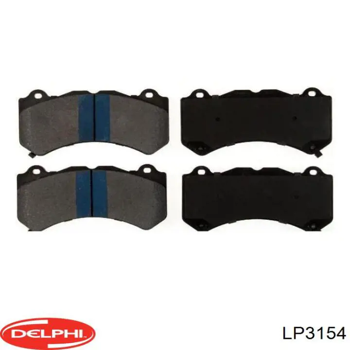 68248384AB Chrysler Pastillas delanteras