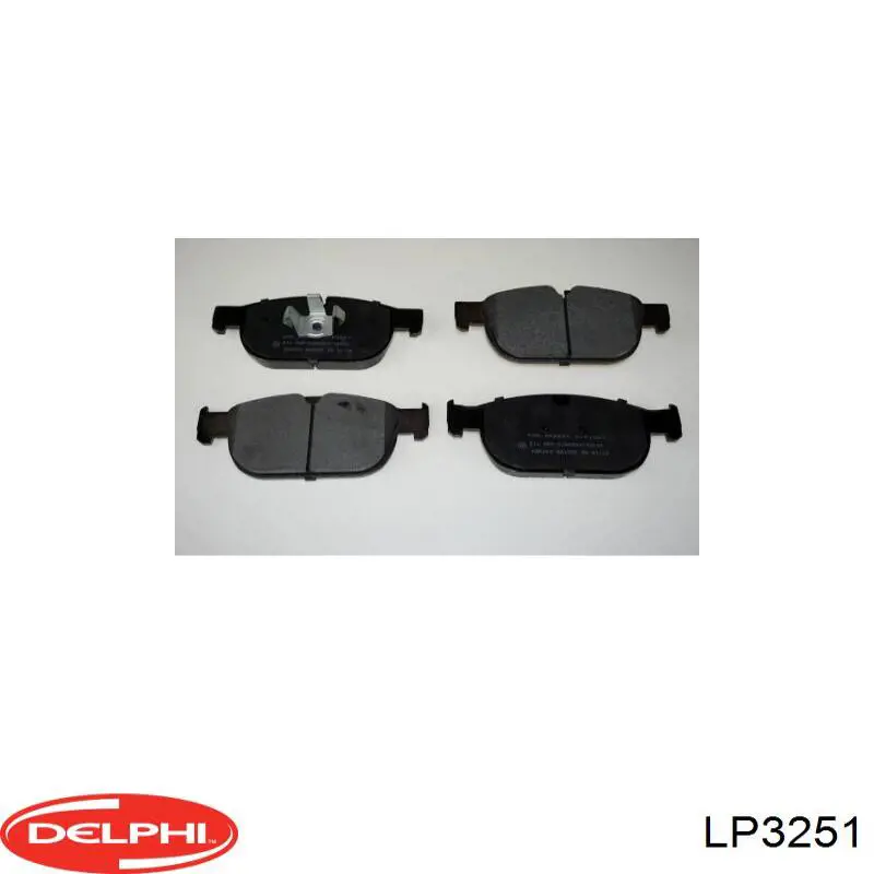 Pastillas freno delanteras Delphi LP3251 precio, desde 39,51 EUR