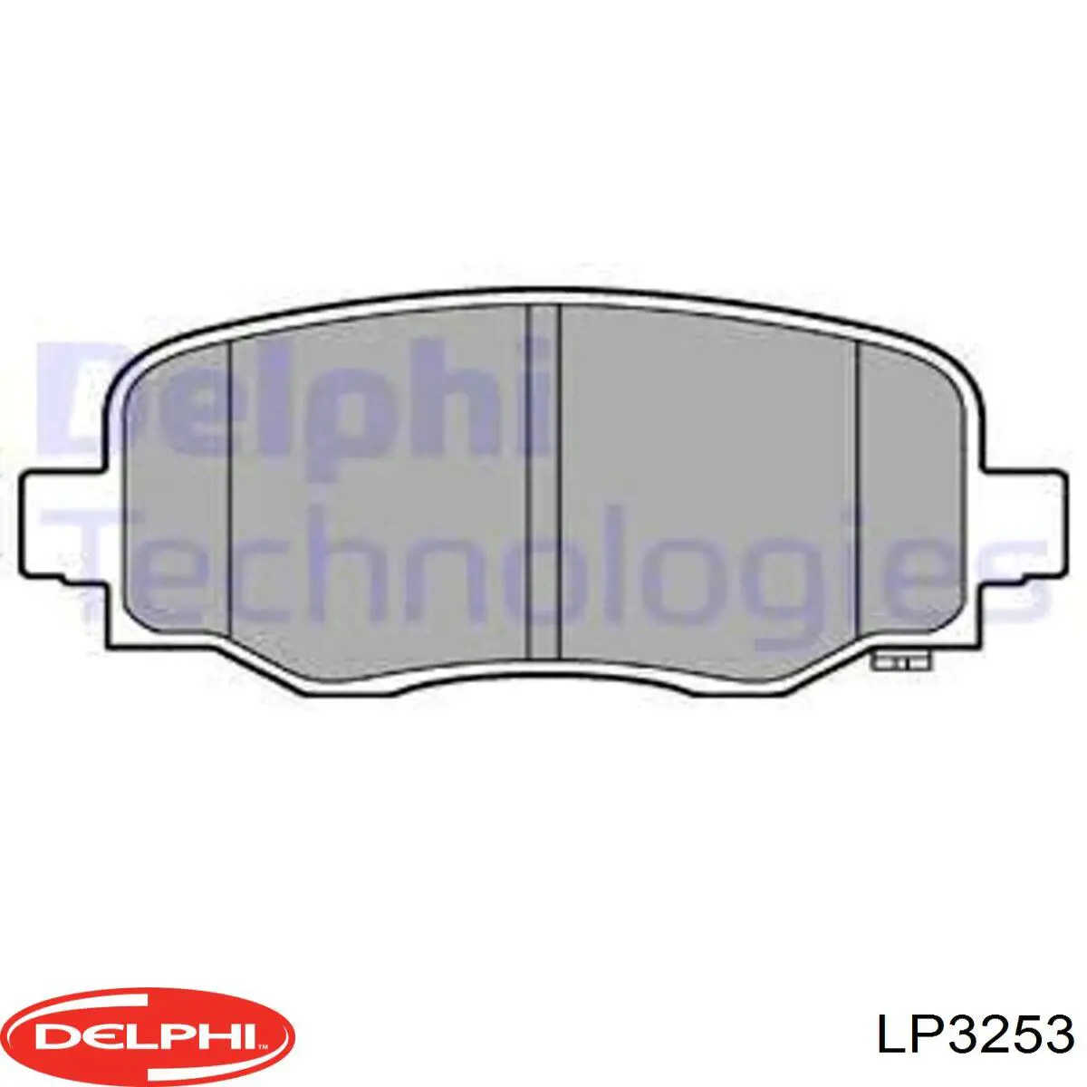 Pastillas traseras de freno Delphi LP3253 precio, desde 26,15 EUR