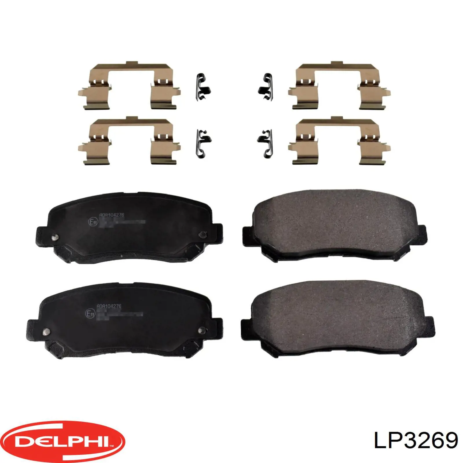 Pastillas freno delanteras Delphi LP3269 precio, desde 52,03 EUR