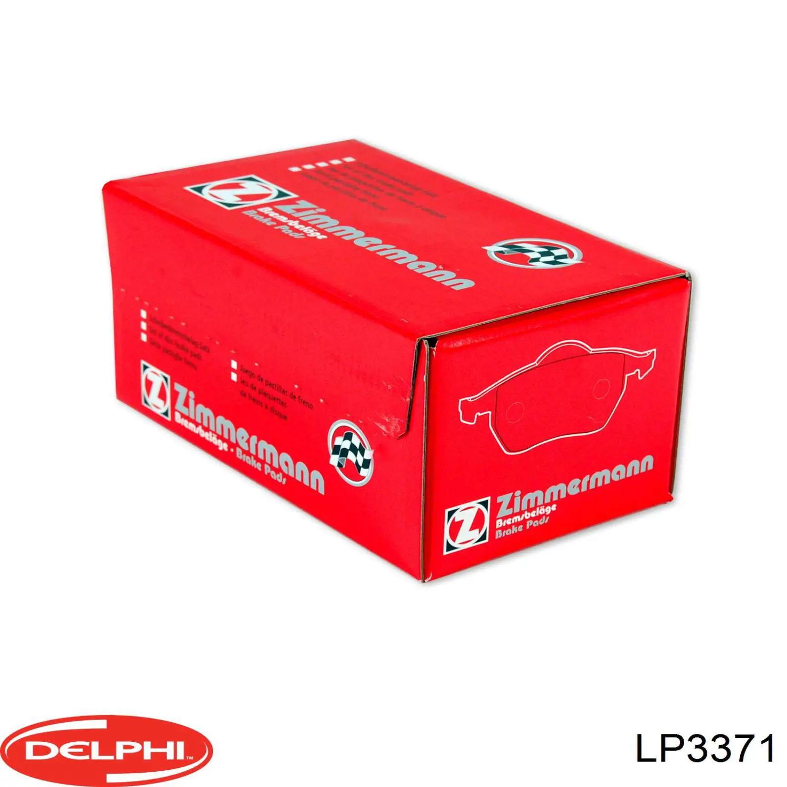 Pastillas de freno LP3371 Delphi