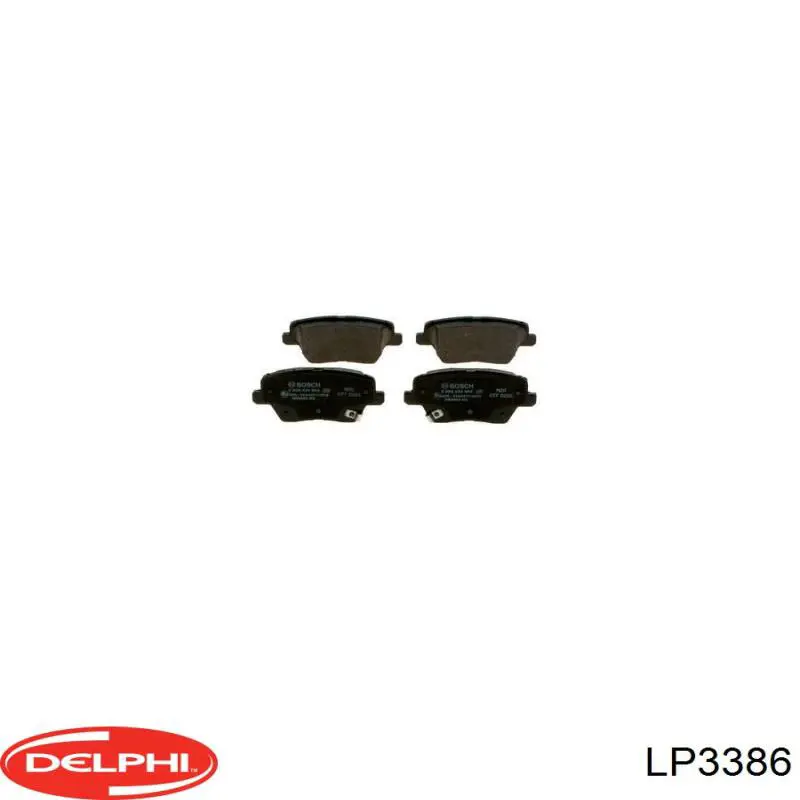 Pastillas traseras de freno Delphi LP3386 precio, desde 22,53 EUR