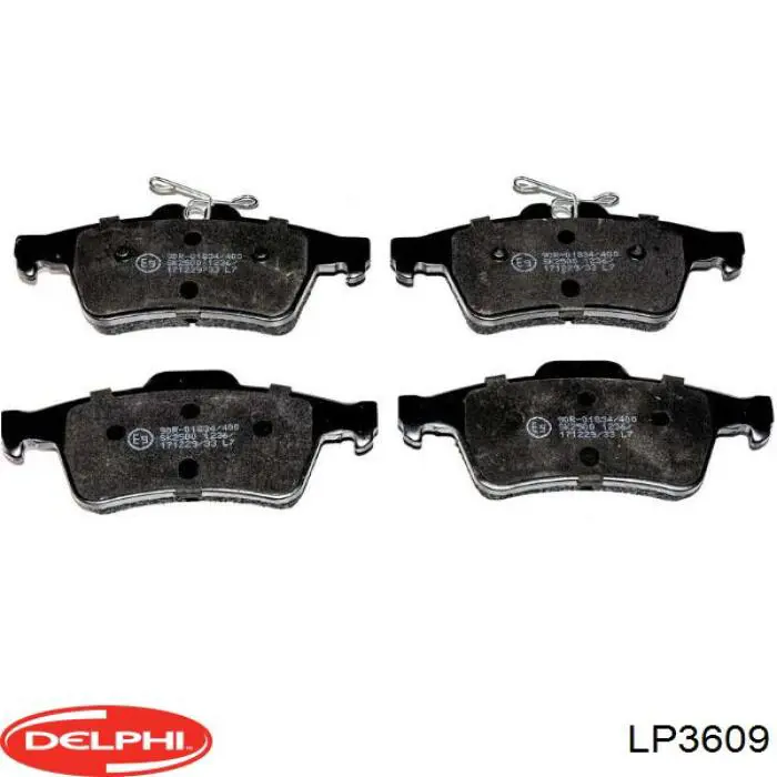 Pastillas freno delanteras Delphi LP3609 precio, desde 32,34 EUR