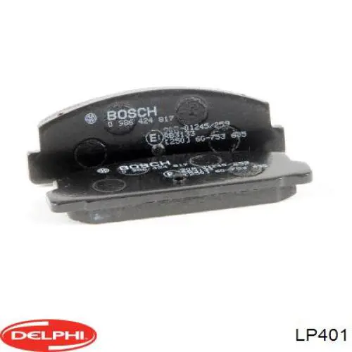 Comprar LP401 Delphi Pastillas de freno traseras