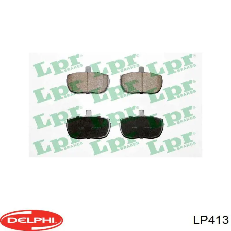 Pastillas freno delanteras Delphi LP413 precio, desde 31,87 EUR