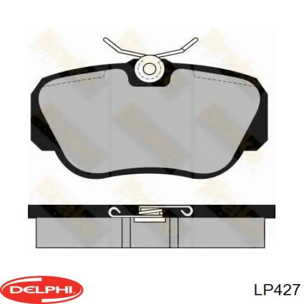 Pastillas freno delanteras Delphi LP427 precio, desde 19,93 EUR