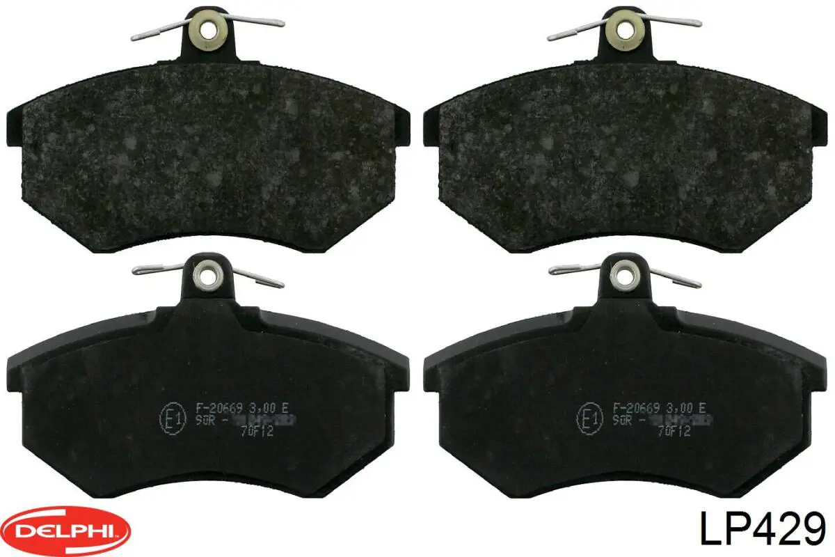 Pastillas de freno delanteras Seat Toledo 1 1L