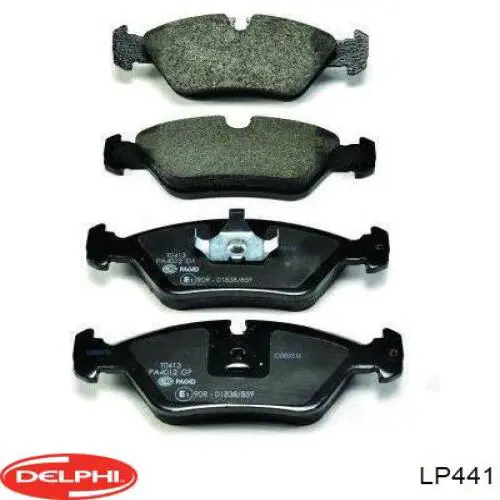 LP441 Delphi Pastillas delanteras