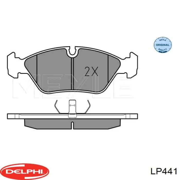 Pastillas freno delanteras Delphi LP441 precio, desde 26,33 EUR