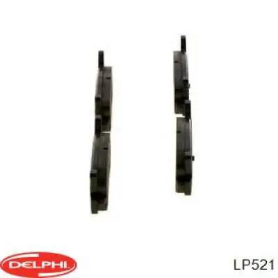 Pastillas de freno traseras LP521 Delphi