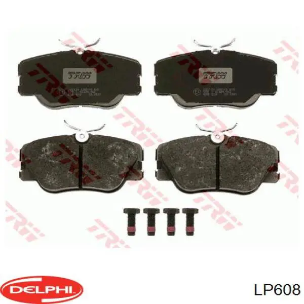 Pastillas freno delanteras Delphi LP608 precio, desde 31,60 EUR