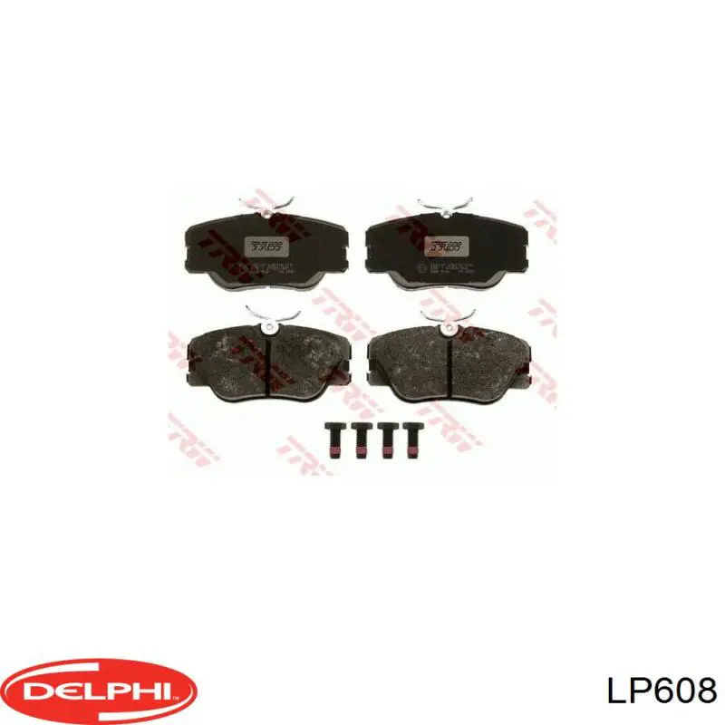 Comprar LP608 Delphi Pastillas delanteras de freno