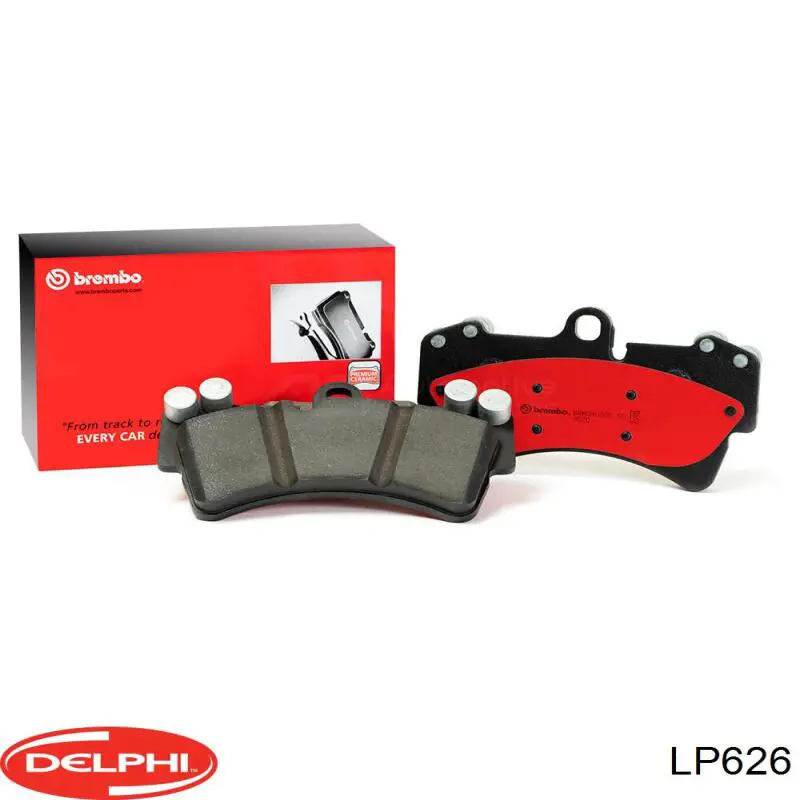 Pastillas de freno LP626 Delphi