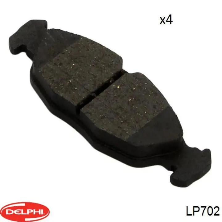 Pastillas freno delanteras Delphi LP702 precio, desde 18,57 EUR