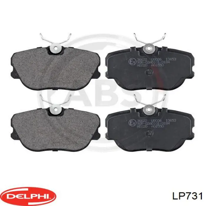 Pastillas freno delanteras Delphi LP731 precio, desde 40,57 EUR