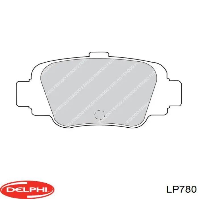Pastillas traseras de freno Delphi LP780 precio, desde 26,21 EUR