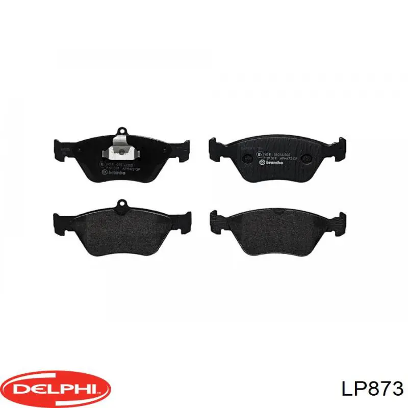 Pastillas freno delanteras Delphi LP873 precio, desde 32,96 EUR