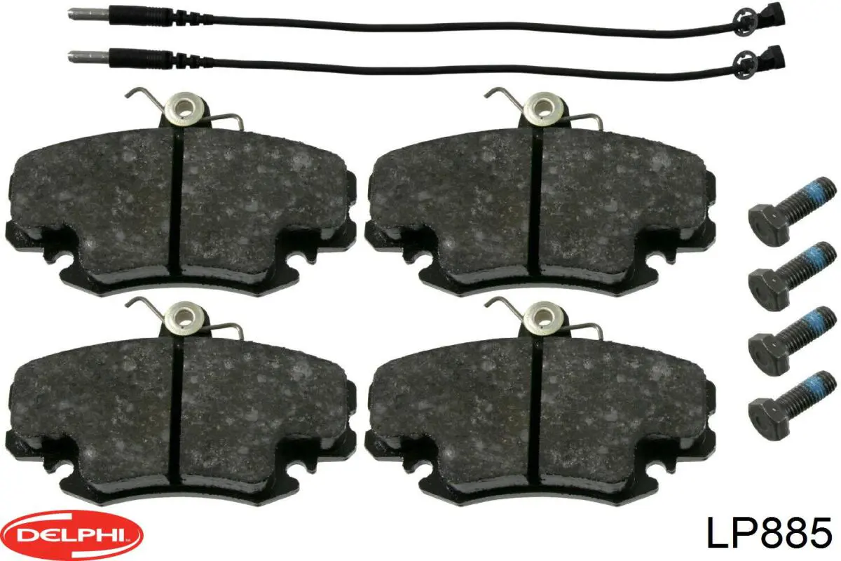 LP885 Delphi Pastillas delanteras