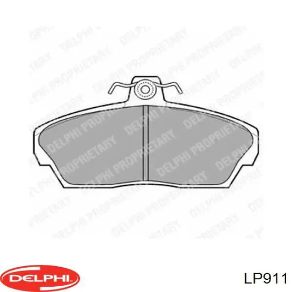 Pastillas freno delanteras Delphi LP911 precio, desde 22,42 EUR