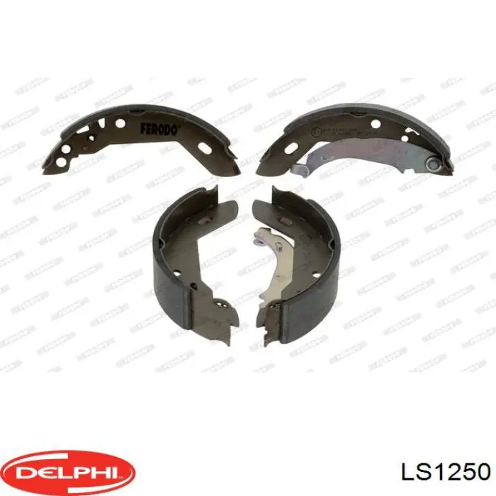 Zapatas de freno de tambor traseras Delphi LS1250 precio, desde 23,75 EUR