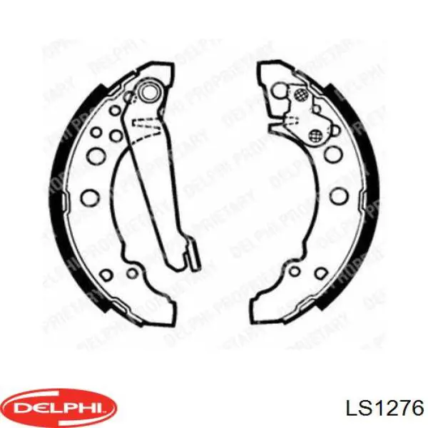 Zapatas de freno de tambor traseras Delphi LS1276 precio, desde 19,41 EUR