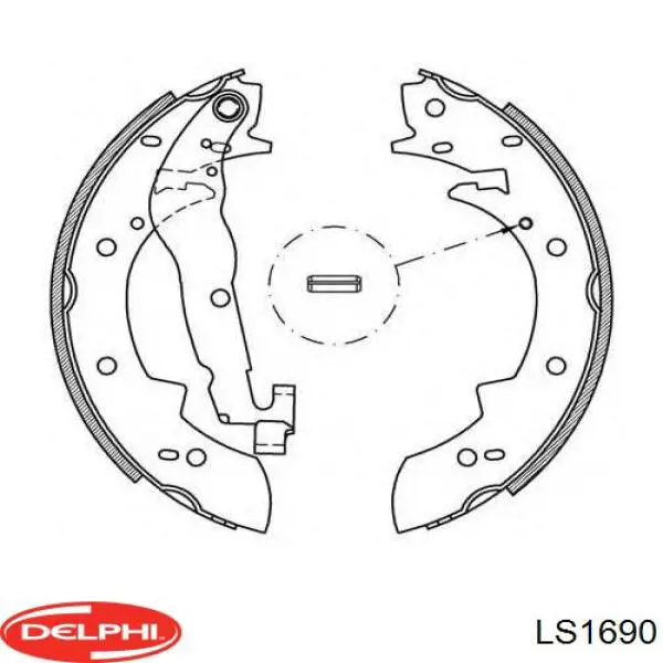Zapatas de freno de tambor traseras Delphi LS1690 precio, desde 23,97 EUR
