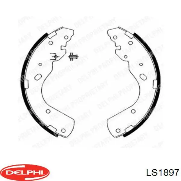 Comprar LS1897 Delphi Zapatas de freno