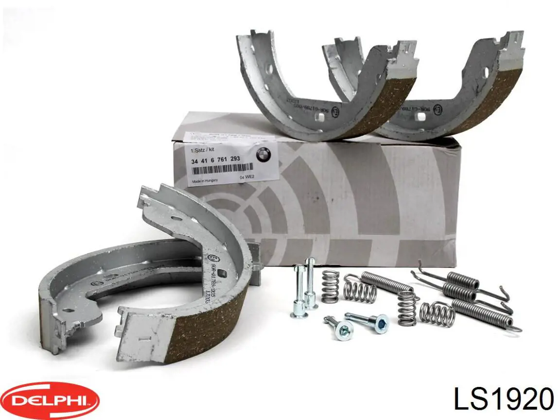 Juego de zapatas de frenos, freno de estacionamiento BMW 5 E39