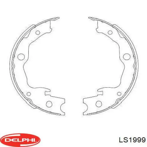 Juego de zapatas de frenos, freno de estacionamiento Nissan Tiida C11X