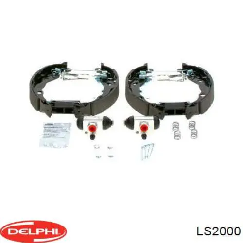 Zapatas de freno de tambor traseras Delphi LS2000 precio, desde 35,06 EUR
