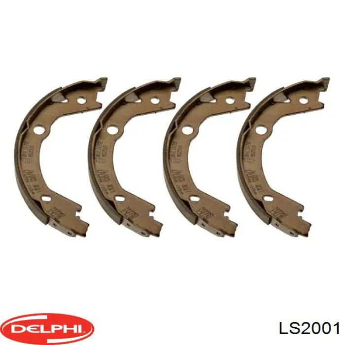 Comprar LS2001 Delphi Juego de zapatas de frenos, freno de estacionamiento